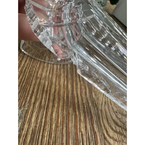 Miller Rogaska Crystal Butter Dish 7.5" w/ Cover Richmond Pattern Signed. READ - Picture 7 of 10